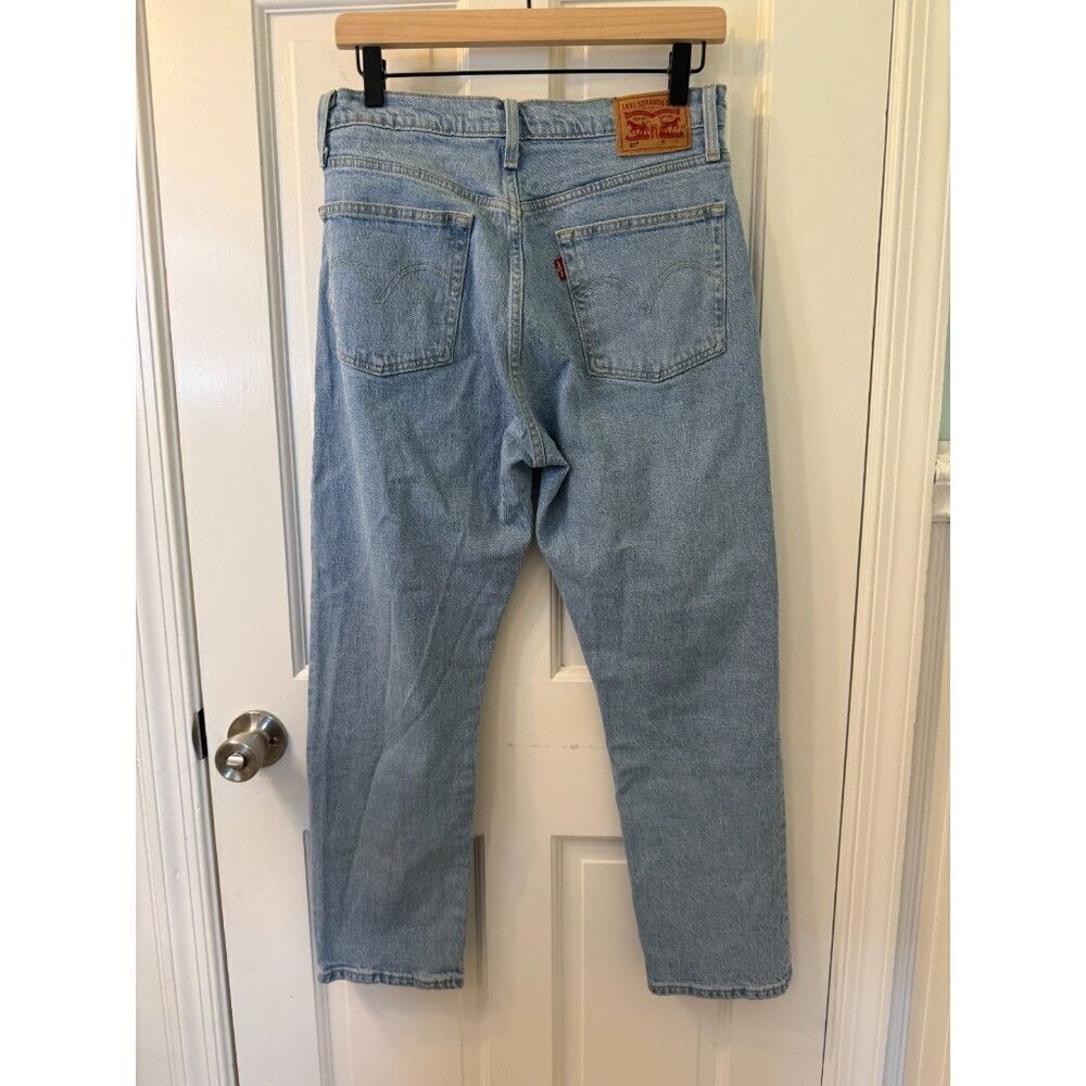 Levi's Women's 501 Light Blue Mom Style Fit Jeans Size 30WX26L - Picture 3 of 11